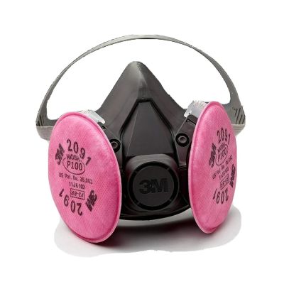3M Half Facepiece Respirator Assembly 6291 - P100 Filters
