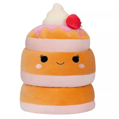 Squishmallows 16" Sawtelle the Strawberry Pancakes Plush Toy 