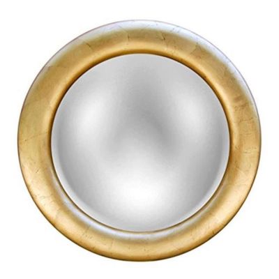 Hickory Manor HM9722GL Round Mirror - Gold Leaf