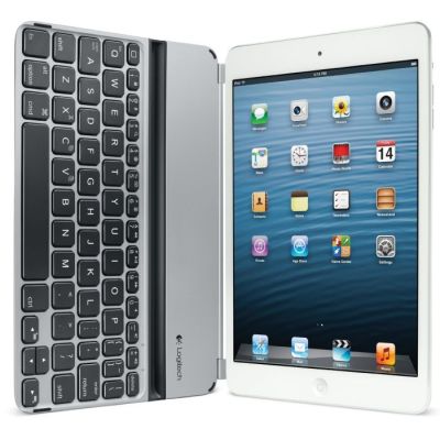 Logitech Ultrathin iPad Mini Bluetooth Keyboard Cover SILVER