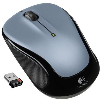 Logitech M325 Wireless Mouse W/ Unifying Receiver - Light Silver 