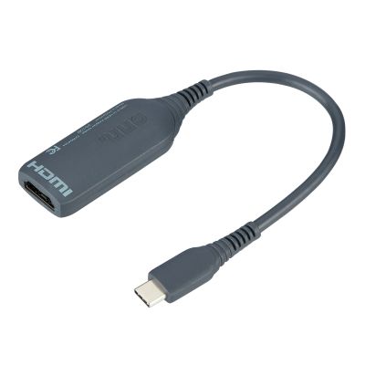 onn. USB-C to HDMI Adapter 4" - Gray