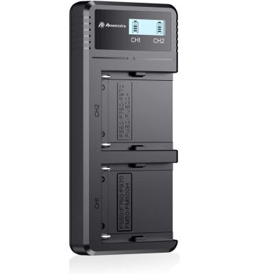 Powerextra LED DUAL CHARGER  PW-F970 For Sony NP-F series batteries