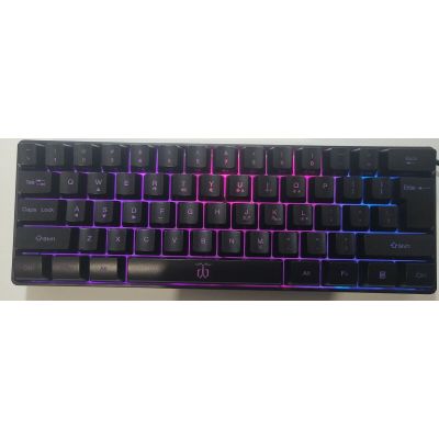 V700 - RGB Streamer Wired Keyboard, Backlight Adjustment-61 KEY