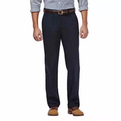 Haggar Men's Classic Fit Premium Non-Iron Twill Pants - Midnight - 36X30