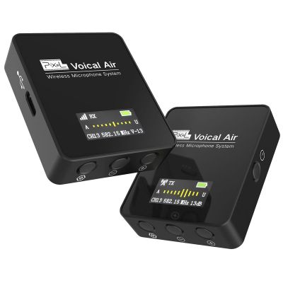 Voical Air UHF Wireless Lavalier Microphone System with Real time Monitoring