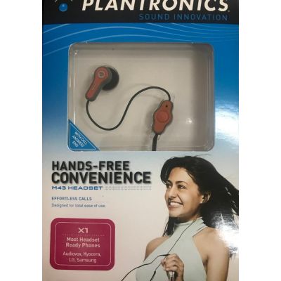 Plantronics M43 Headset for Mobile Phone X1 - Orange