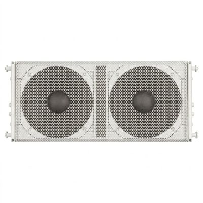 QSC WL2102-W 10" Wide Angle Line Array Speaker Plywood Enclosure - White