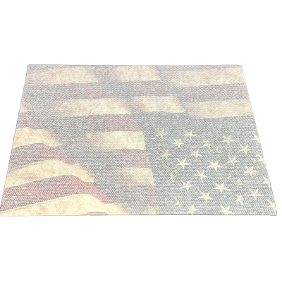OFFROAD - American Flag Window Decal 14x12 - Universal