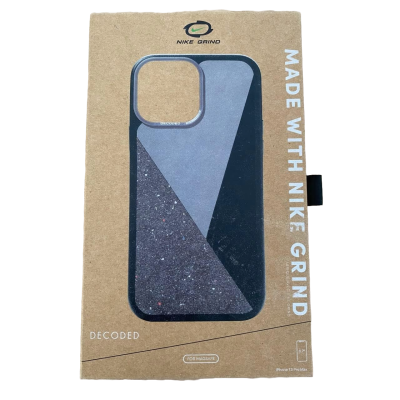 DECODED NikeGrind Leather Back Cover - iPhone 13 Pro Max - Black
