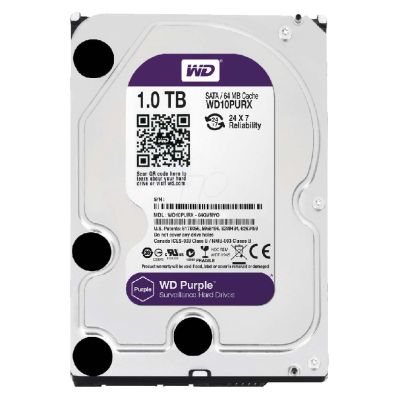 Western Digital Purple WD10PURX 1 TB 3.5" Internal Hard Drive