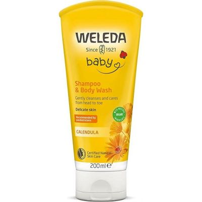 Weleda Baby 2-in-1 Gentle Shampoo + Body Wash Calendula - 200 ml 