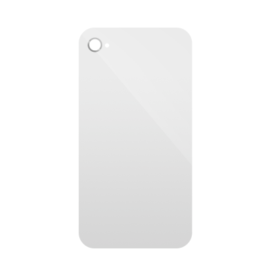 Apple CDMA iPhone 4 Glass Back Cover for Verizon - White
