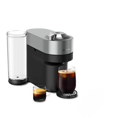 Nespresso Vertuo Pop+ Combination Espresso and Coffee Maker - Titan Dark Silver
