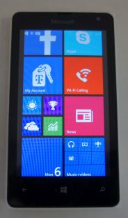Microsoft Lumia 435 RM-1070 Qualcomm Snapdragon 200 1.2GHz 4' Inch Phone AS IS