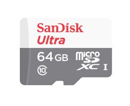 SanDisk Ultra 64GB Class 10 Micro SDHC Card