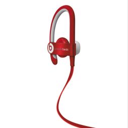 Beats Powerbeats 2 WIRED RED In Ear Headphones Beats By Dr. Dre - DEFECTIVE