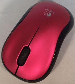 Logitech M185 Wireless Mouse PINK (NO RECEIVER)