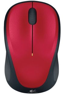 Logitech M317 Wireless Mouse RED BLACK (NO RECEIVER)