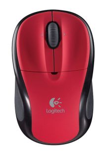 Logitech V220 Wireless Optical Notebook Mouse Red