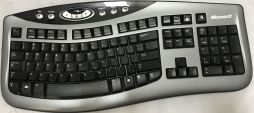 Microsoft Wireless Keyboard 3000 Ergonomic Design with Wireless Mouse and Receiver