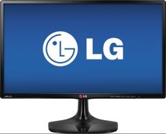 LG - 21.5" IPS LED HD Monitor - Black