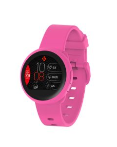 MyKronoz ZeRound3 Lite Smartwatch with Full Round AMOLED Touchscreen - Pink