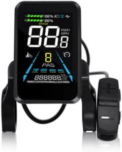 YL81F Ebike LCD Display Meter 36V 48V Electric Bike Scooter LCD Speed Control Panel