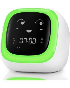ISLEAN Sleep Training Alarm Clock - White