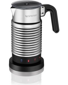 Nespresso Aeroccino4 Milk Frother with Four Styles of Preparation (Silver and Black)
