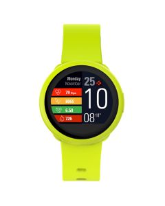 MyKronoz ZeRound3 Lite Smartwatch with Full Round AMOLED Touchscreen - Yellow