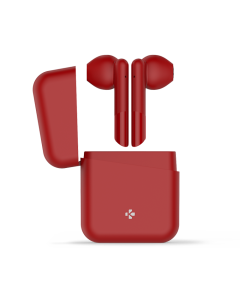 MyKronoz ZeBuds Lite TWS Earbuds With Wireless Charging Case - Red