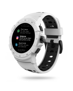 MyKronoz ZeSport2 Multisport GPS Smartwatch - White/Black
