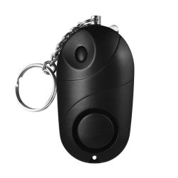 Anself Personal Alarm 120-130dB Safe Sound Emergency Self-Defense Security Alarm Keychain LED Flashlight