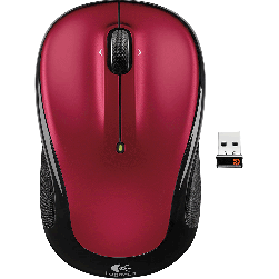 Logitech M325 Wireless Mouse W/ Unifying Receiver - Red