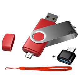 Backjia 2TB USB Flash Drives 3 in 1 OTG Pen Drive