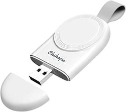 Charger for Watch, ChiHope Magnetic Portable Wireless Charger for iWatch - White