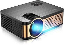 Xiaoya  W5 Outdoor HD Movie Projector- Support 1080P-Black