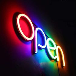 Open Neon Sign 4015  Business Open Sign LED 6x6 inch with multiple flashing modes