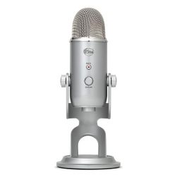 Blue Yeti Professional Multi-Pattern USB Condenser Microphone - Silver