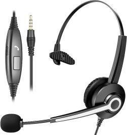 Wantek-WANTEK681-3.5-Headset with Microphone for PC Wired Headphones 3.5mm Headsets