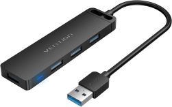 VENTION 4-Port USB 3.0 Hub Ultra-Slim Data USB Splitter