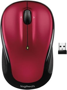 Logitech M325S Wireless Mouse W/ Receiver - Red