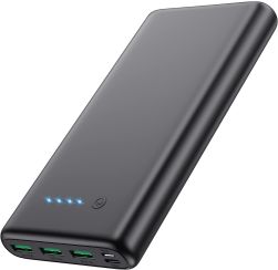 Pxwaxpy Portable Charger 36800mAh with Tri-Outport & Dual In ports