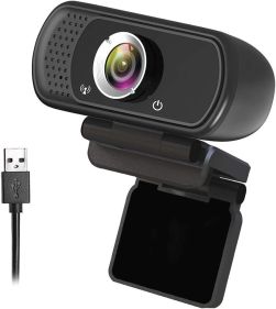 Ziqian 1080P Webcam Live Streaming Web Camera w/ Stereo Microphone(no Privacy cover)