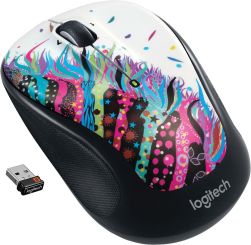 Logitech M325 Wireless Mouse W/ Unifying Receiver - Celebration Black