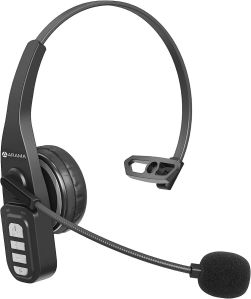 Arama Bluetooth Headset with Microphone Trucker Bluetooth Headset with Noise Cancelling & Mute Button
