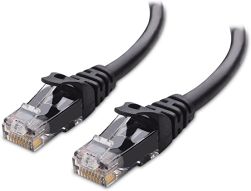 Cat 6 Ethernet Cable 10Gbps High Speed Ethernet Cable - Black - 100FT