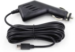 Mini USB Car Charger Power Cord Adapter - 12-24V  1.5A