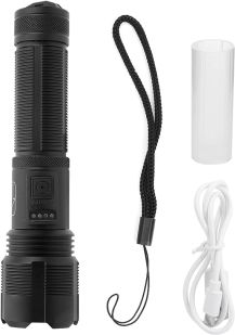 XHP50 Flashlight-800-1000LM Handheld USB Charging Flashlight